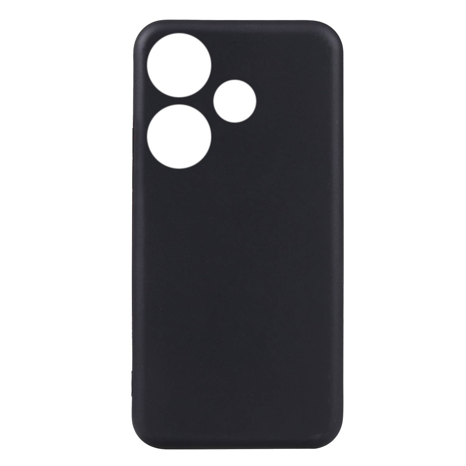 Für Xiaomi Poco F6 5G / Redmi Turbo 3 Silikon TPU Hülle Case Schwarz