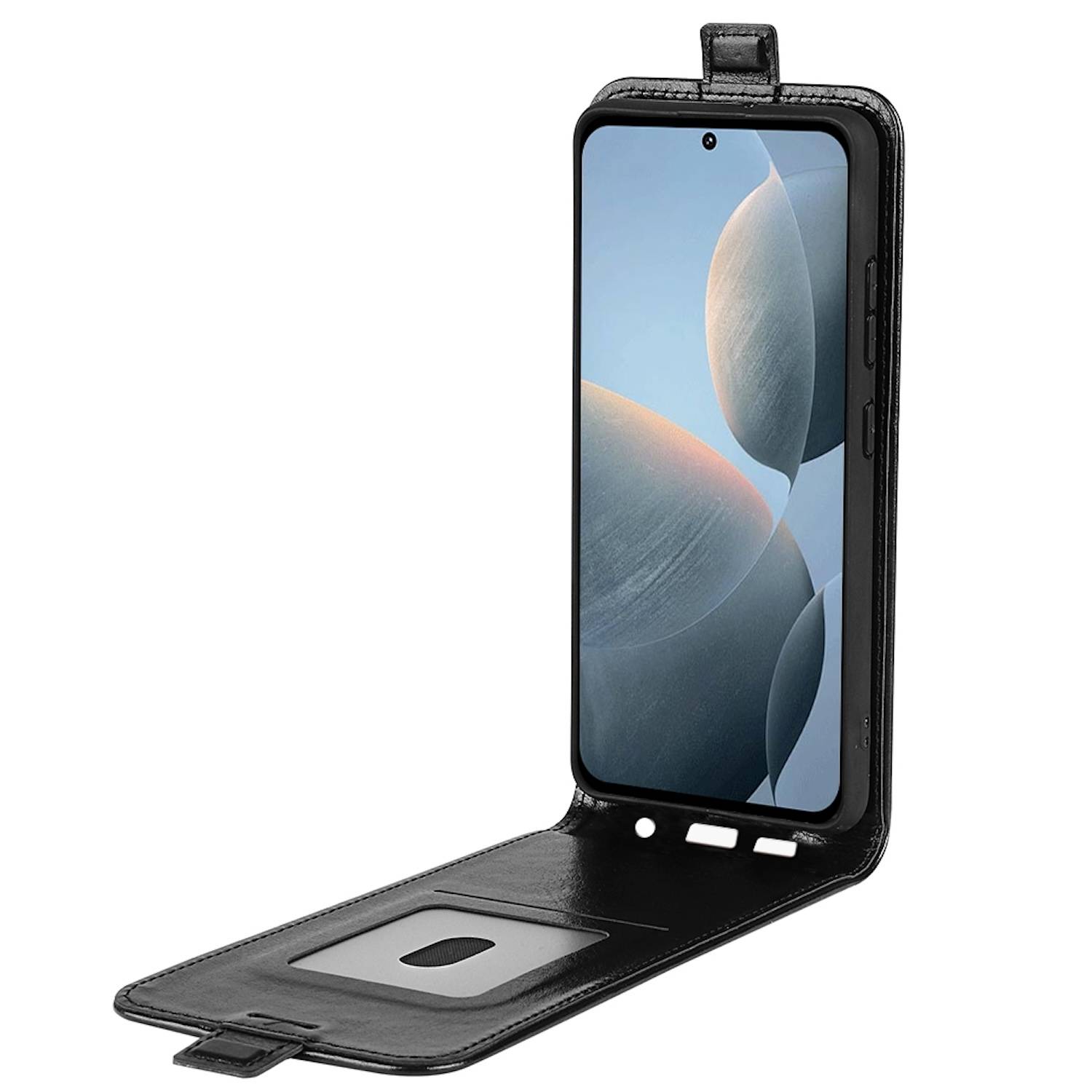 Für Xiaomi Redmi K70E / Poco X6 Pro Flip Tasche Schwarz Hülle Cover