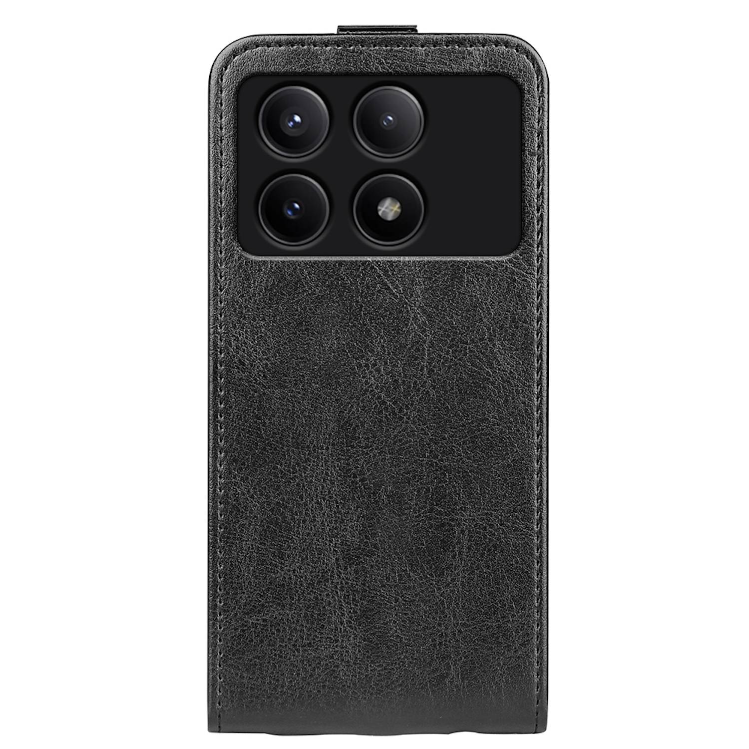 Für Xiaomi Redmi K70E / Poco X6 Pro Flip Tasche Schwarz Hülle Cover