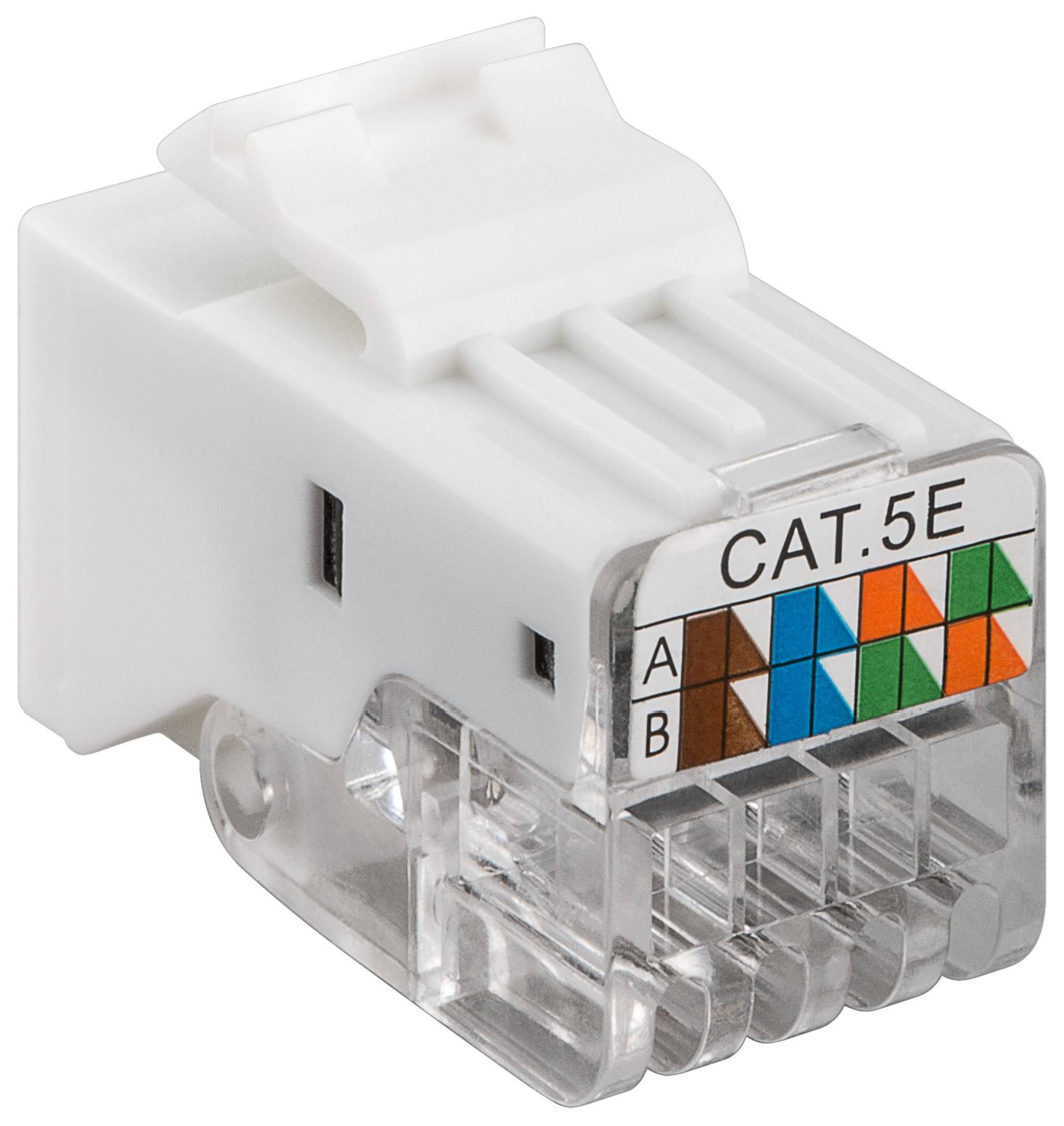 Danicom - CAT5e UTP Keystone Netzwerkstecker - Toolless
