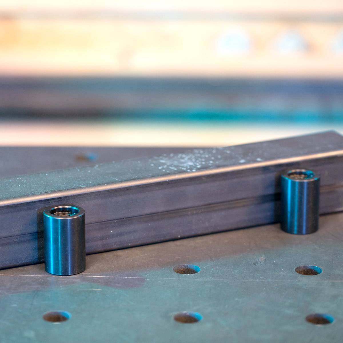 STAHLWERK Anschlagbolzen und Spannbolzen 34 x 50 mm Gewinde M 14 4er Set