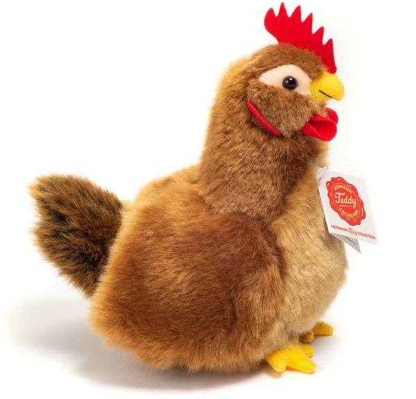 Teddy-Hermann - Henne braun, 16 cm