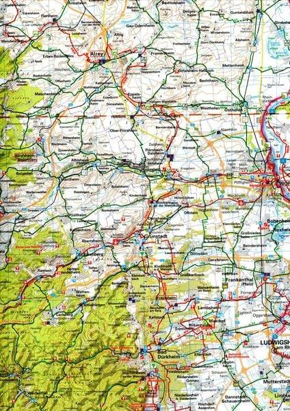 ADFC-Radtourenkarte 20 Rhein /Neckar 1:150.000, reiß- und wetterfest, GPS-Tracks Download