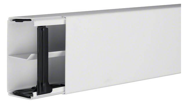 2m Hager LF6011109016 Leitungsführungskanal mit Trennwand PVC LF 60x110mm verkehrsweiß