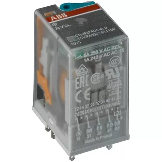 ABB CR-M125DC4L Steckbares Interface-Relais 4We, A1-A2=125VDC, 250V/6A, LED 1SVR405613R8300