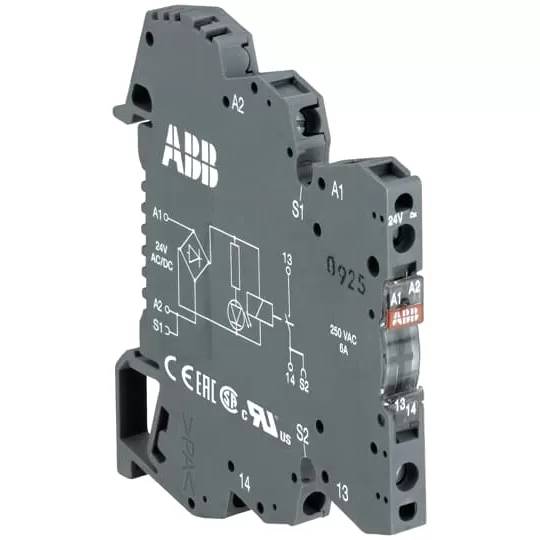ABB RB121P-5VDC Interface-Relais R600 1We,A1-A2=5VDC,250V/10mA-6A 1SNA645034R2300