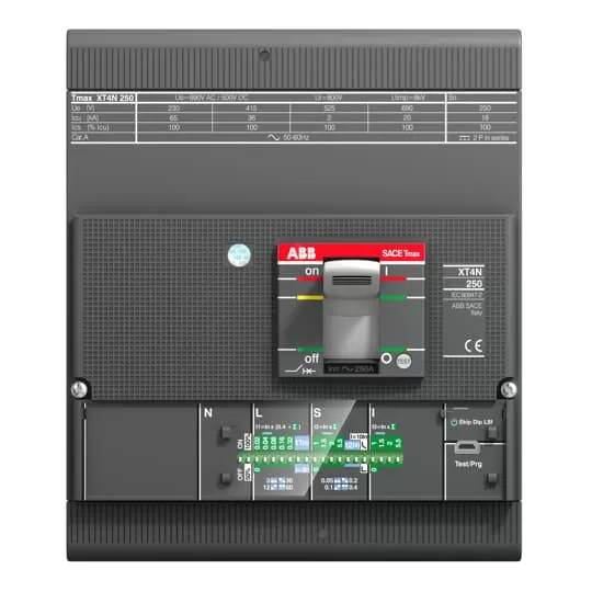 ABB XT4S 250 Ekip LS/I In=40A 4p F F UL/CSA Kompakter Leistungsschalter Tmax XT4 1SDA075376R0001