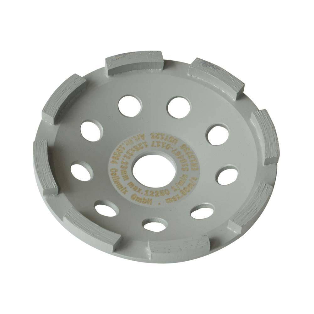 Schleiftopf - UST 125 Universal - Standard-Diamantschleiftopf - für abrasives Material - Ø 125 mm - Höhe 22 mm - grau