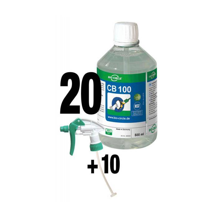 Entfetter CB 100 - wässerig-alkalisch - Inhalt 500 ml - VOC-frei - VE 20 Stück - Preis per VE