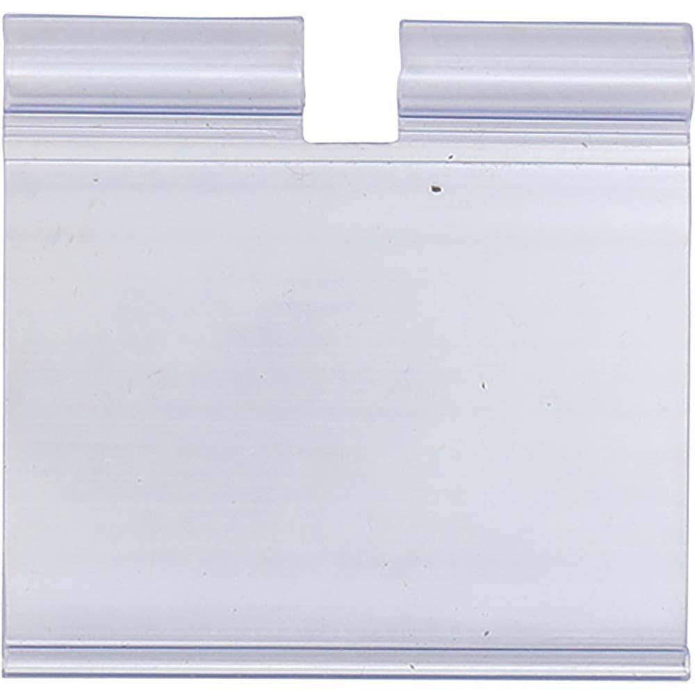 Etikettentasche - Material Kunststoff - Maße (B x L) 52 x 40 mm