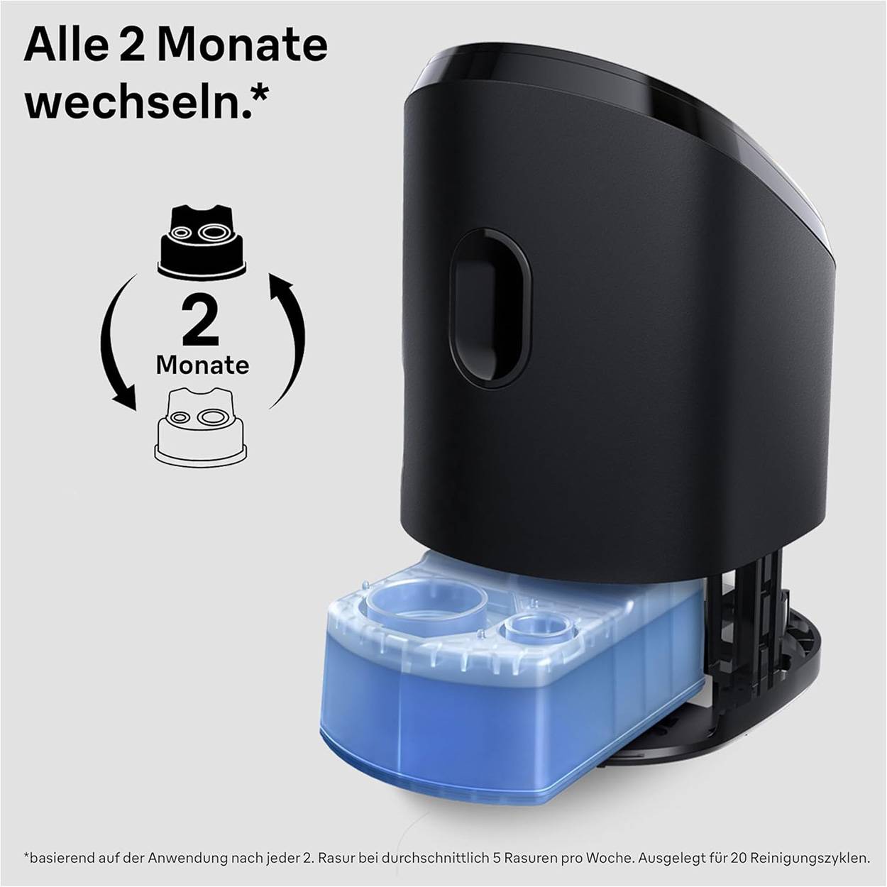 Braun Nachfüllkartuschen (2er-Pack) Rasierer Zubehör