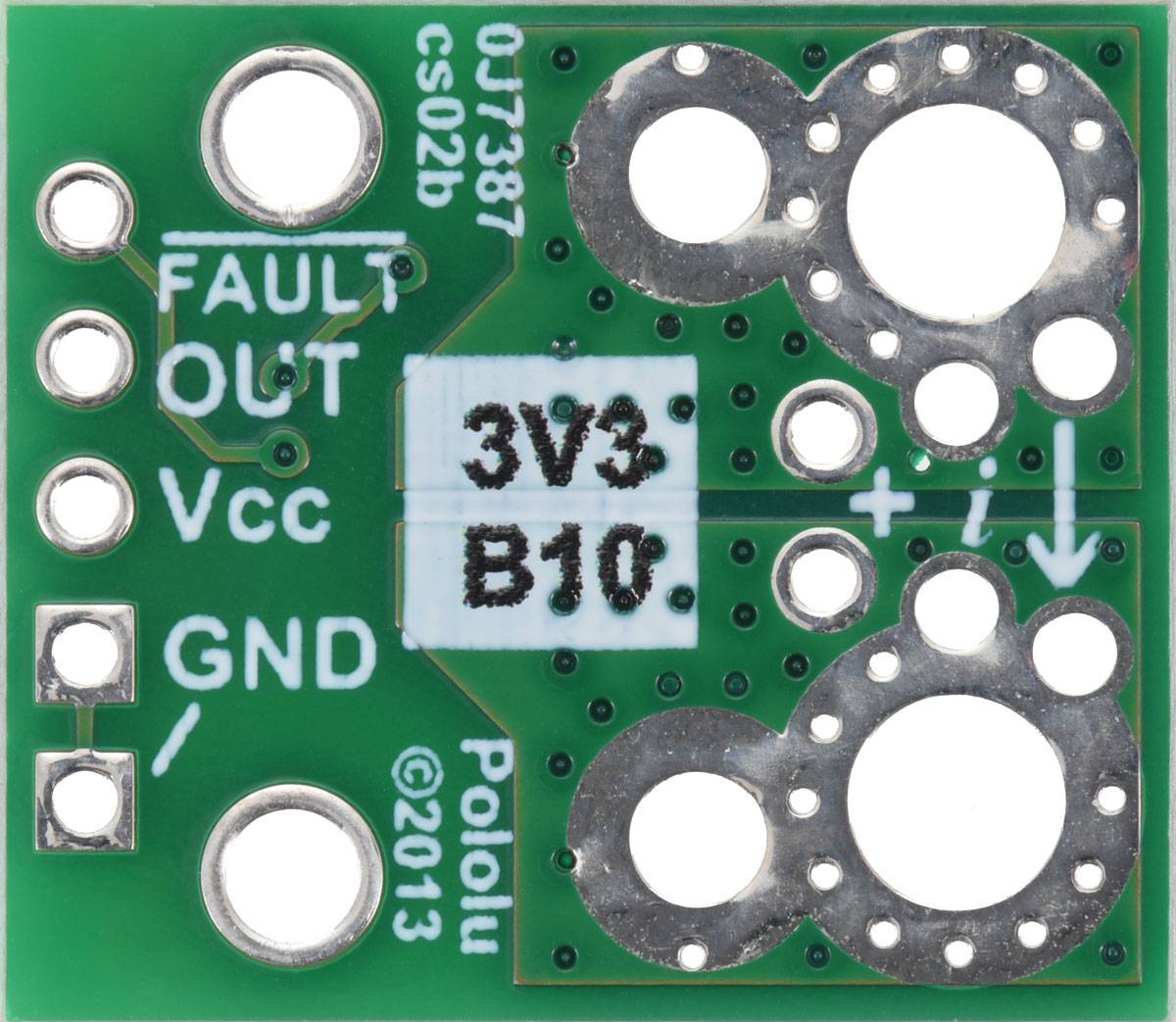 Pololu ACS71240KEXBLT-010B3 Current Sensor Carrier -10A to +10A 3.3V