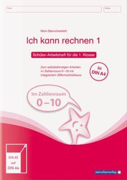 Ich kann rechnen 1 und 2 - Ausgabe in A4 - Schülerarbeitshefte für die 1. Klasse