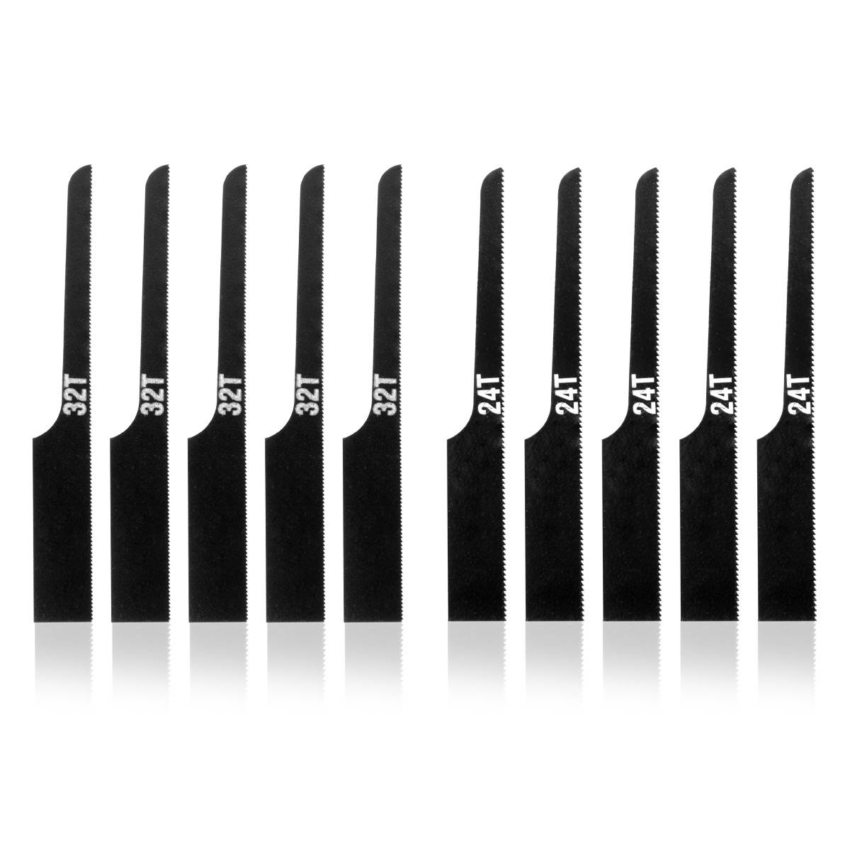 STAHLWERK Ersatzsägeblätter für Druckluftstichsäge 10-teiliges Set