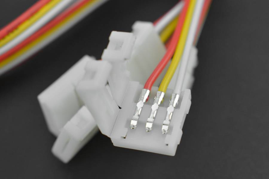 DFRobot 3Pin LED Strip Connector Cable Single Head (5pcs)