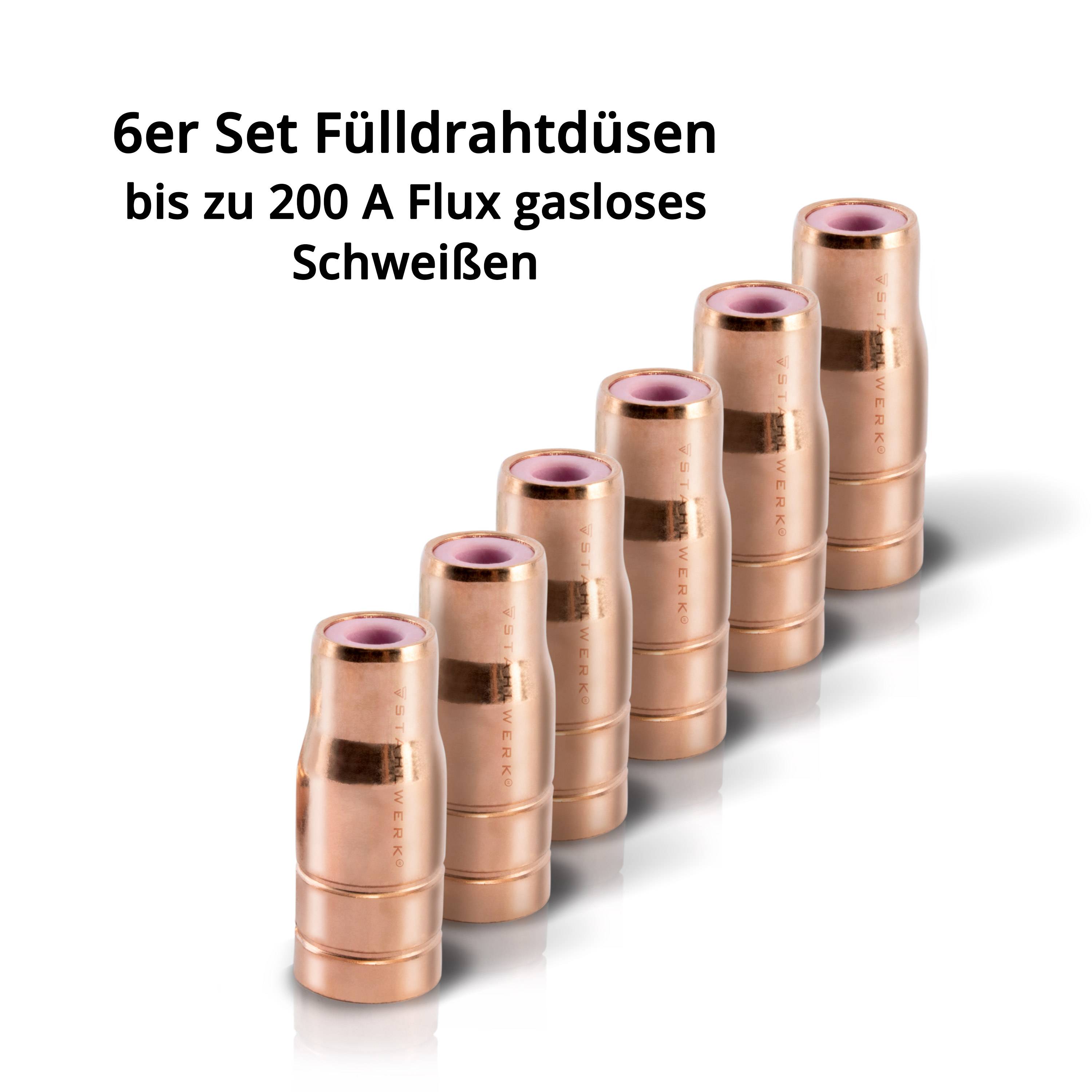 STAHLWERK Fülldrahtdüse AK15/MB15 bis zu 200 A 6er Set Originalzubehör