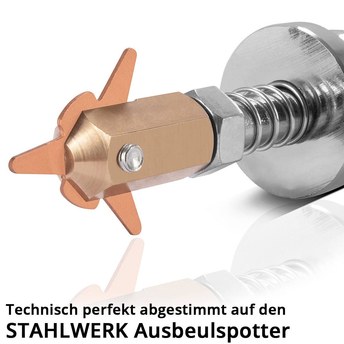 STAHLWERK Ausbeulsterne 40er Set Ausbeulspotter Smart Repair Spotter Zubehör