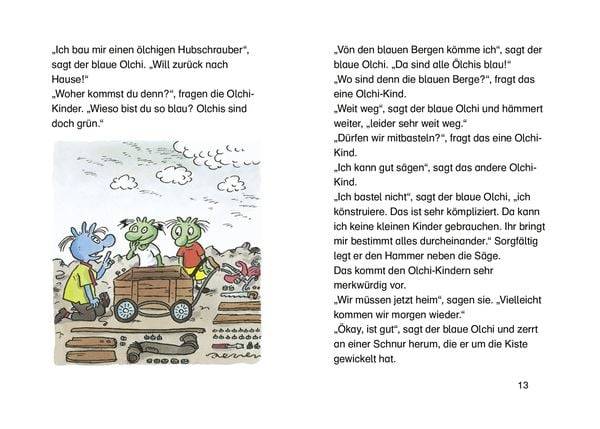 Die Olchis und der blaue Nachbar