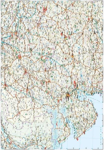 Reise Know-How Landkarte Indien, Nordwest / India, Northwest (1:1.300.000)