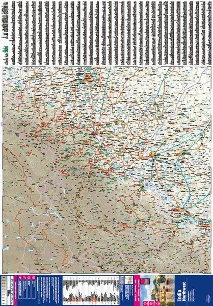 Reise Know-How Landkarte Indien, Nordwest / India, Northwest (1:1.300.000)