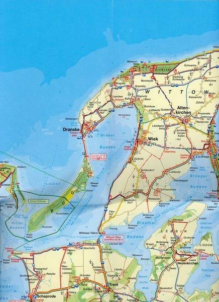 Deutsche Ostseeküste 06. Rügen mit Hiddensee 1 : 75 000