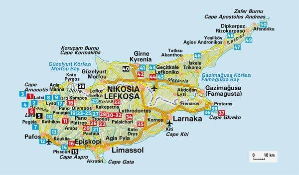 Zypern - Süd & Nord