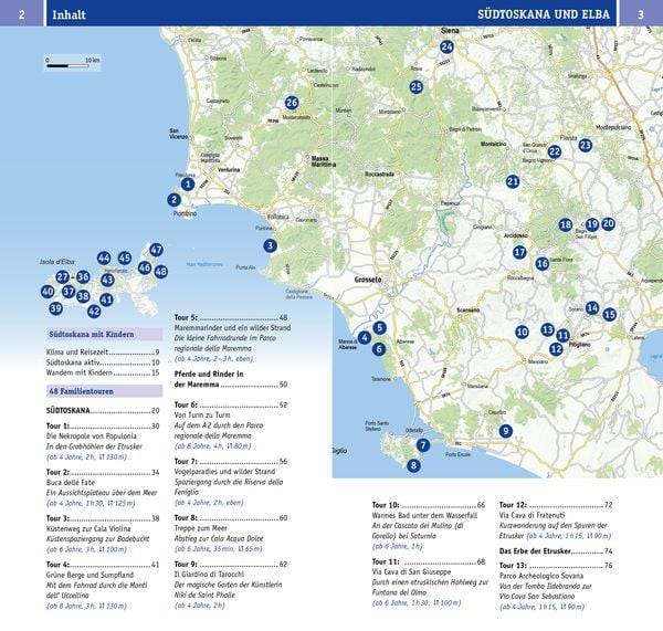 Naturzeit mit Kindern: Südtoskana und Elba