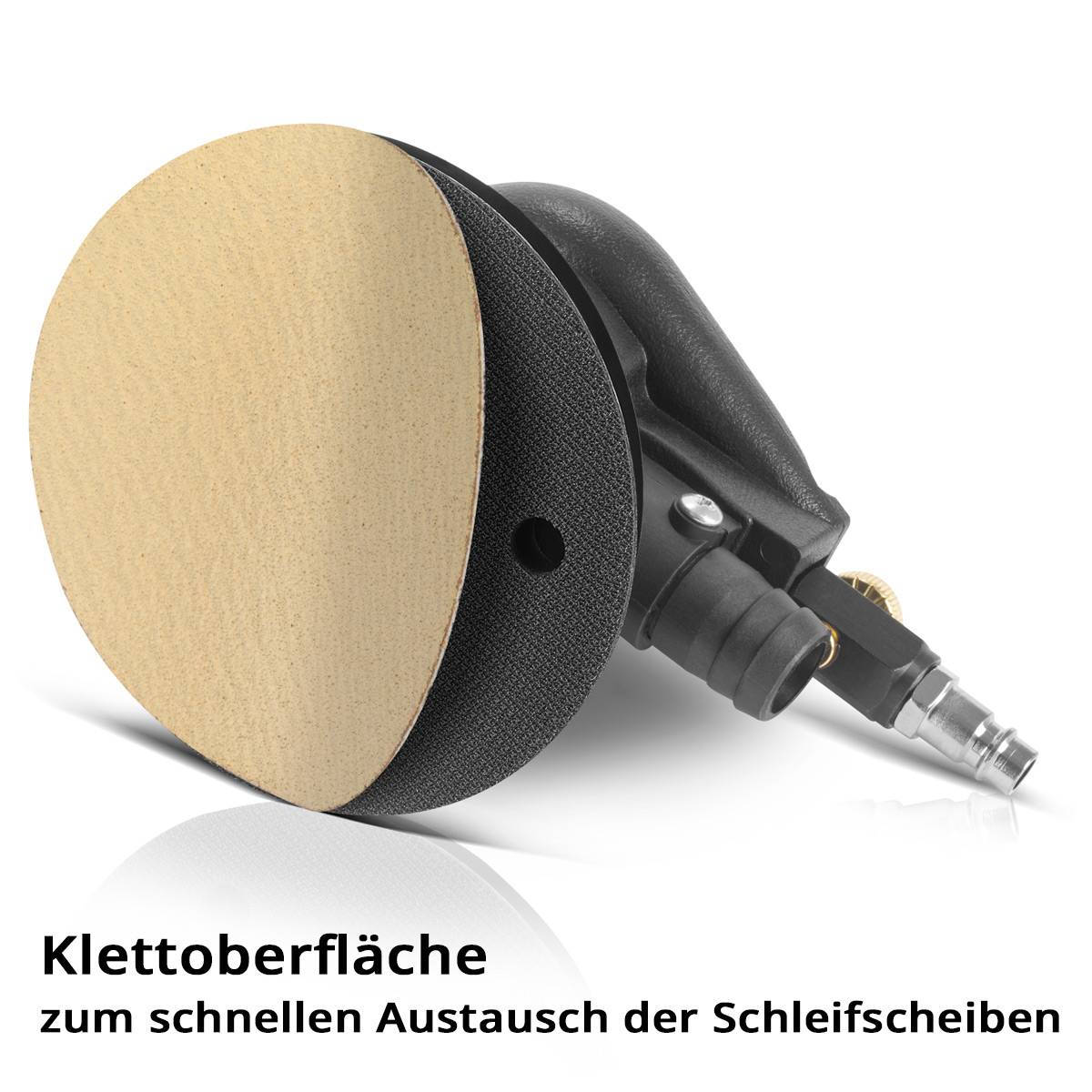 STAHLWERK Druckluft Exzenterschleifer DES-125 ST mit 125mm Schleifteller