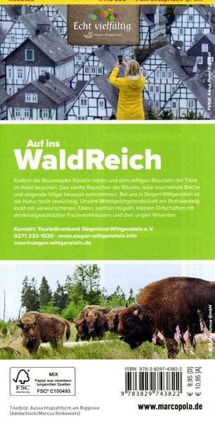 MARCO POLO Freizeitkarte 17 Sauerland, Siegerland 1:110.000