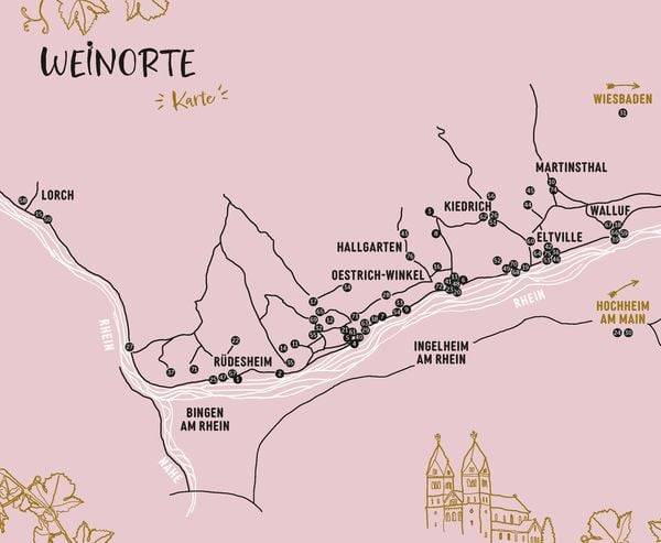 Weinorte im Rheingau