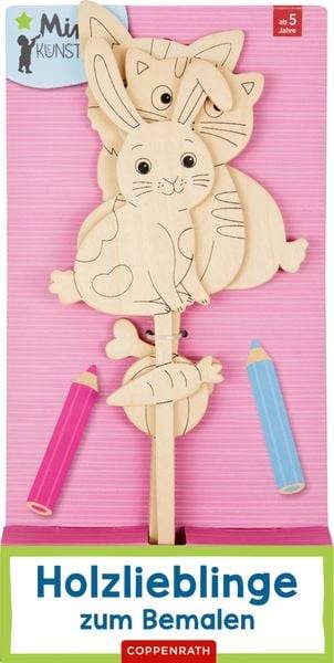 Holzlieblinge zum Bemalen (Mini-Künstler)