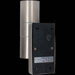 proventa Außenwandleuchte mit Bewegungsmelder Edelstahl 2x GU10 IP44