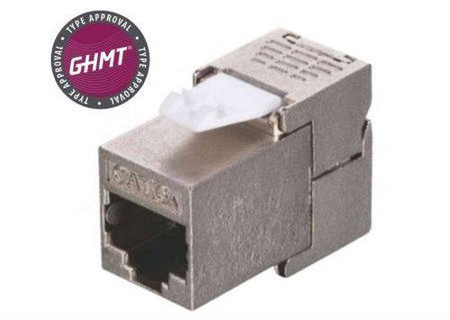 Dexlan Anschlussbuchse RJ45, Cat. 6A, STP, Keystone-Modul, GHMT zertifiziert