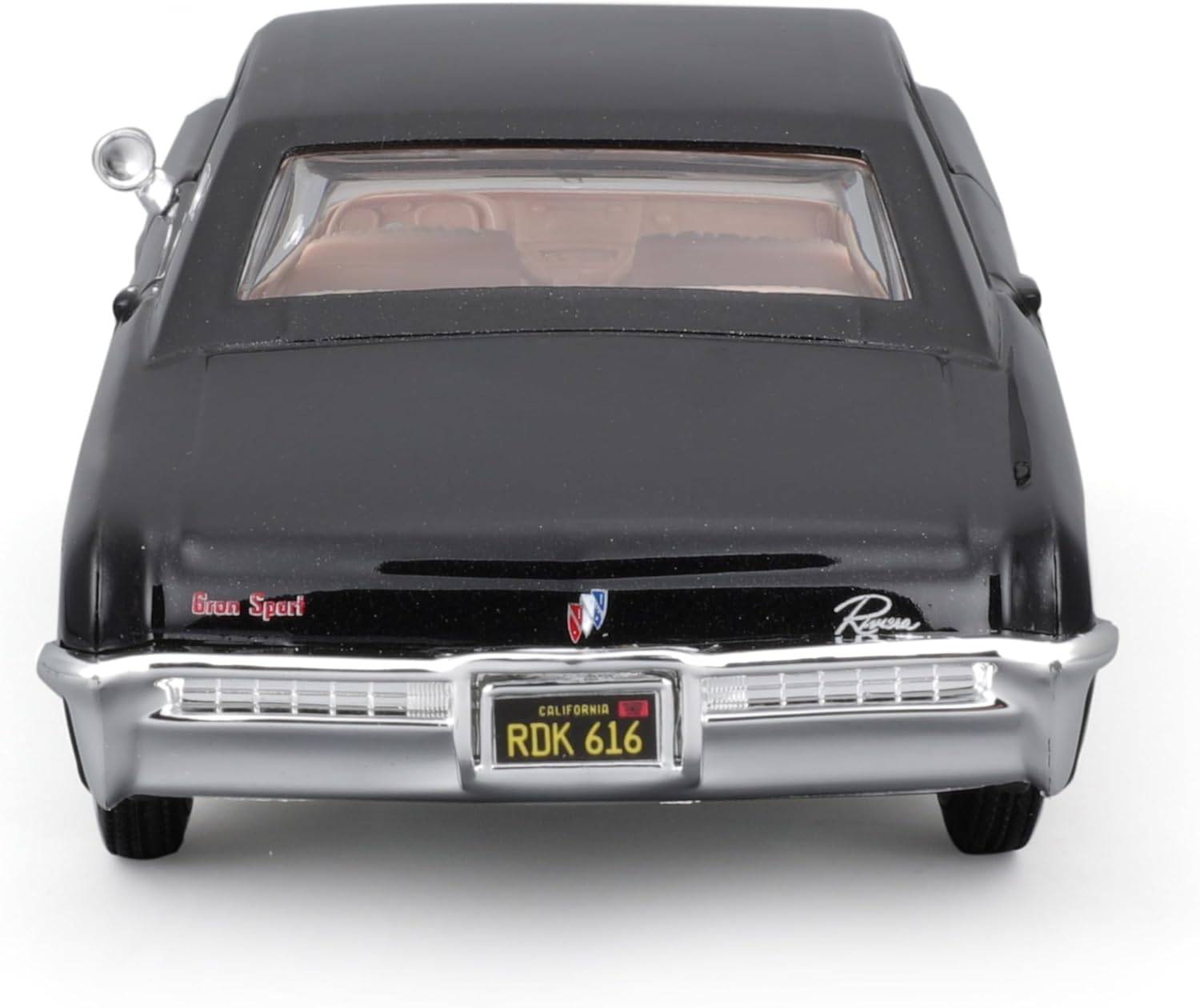 Maisto 31214 - Modellauto - Buick Riviera (schwarz, Maßstab 1:24) Modell Auto Spielzeugauto
