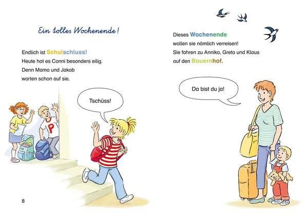 Lesen lernen mit Conni: Conni und das Abenteuer auf dem Bauernhof