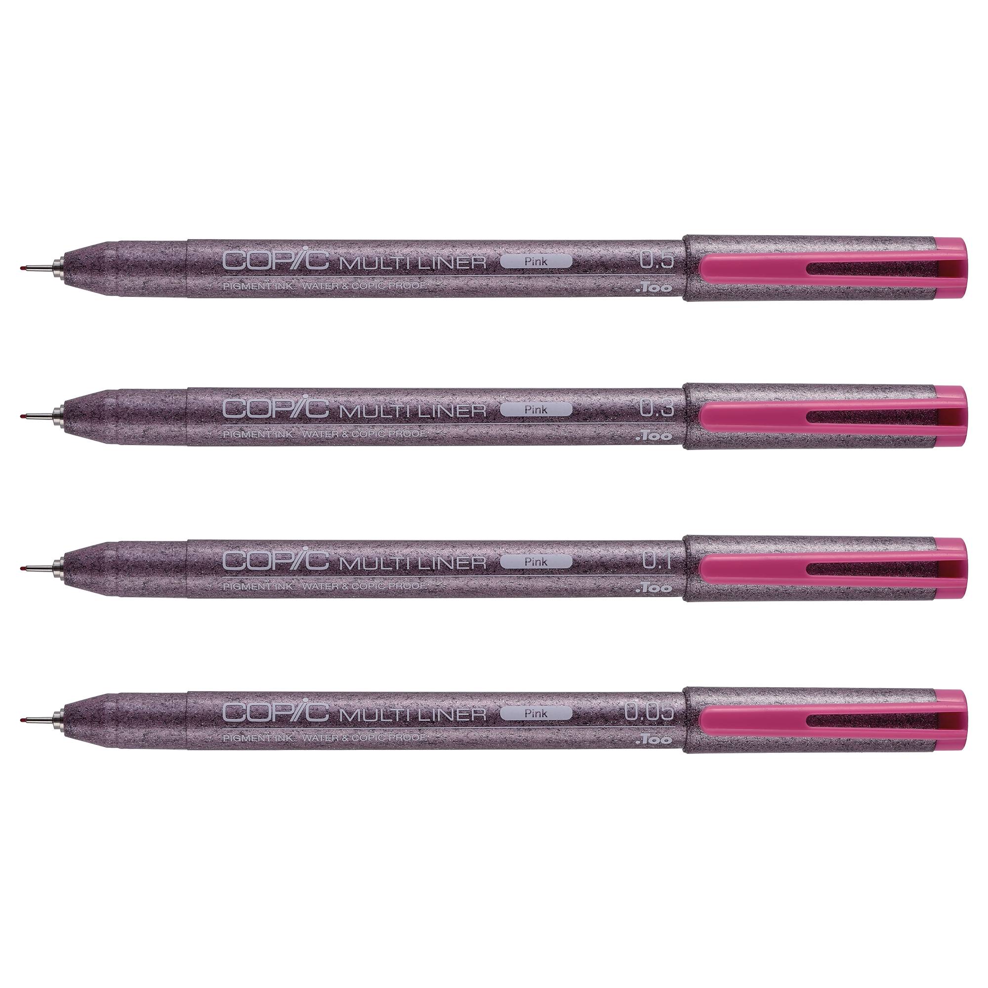 Copic Multiliner pink sortiert