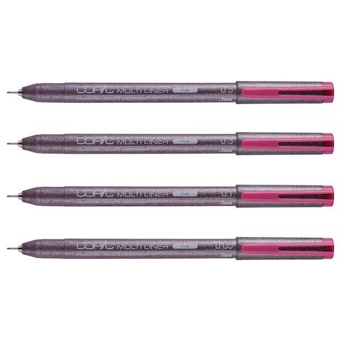 Copic Multiliner pink sortiert