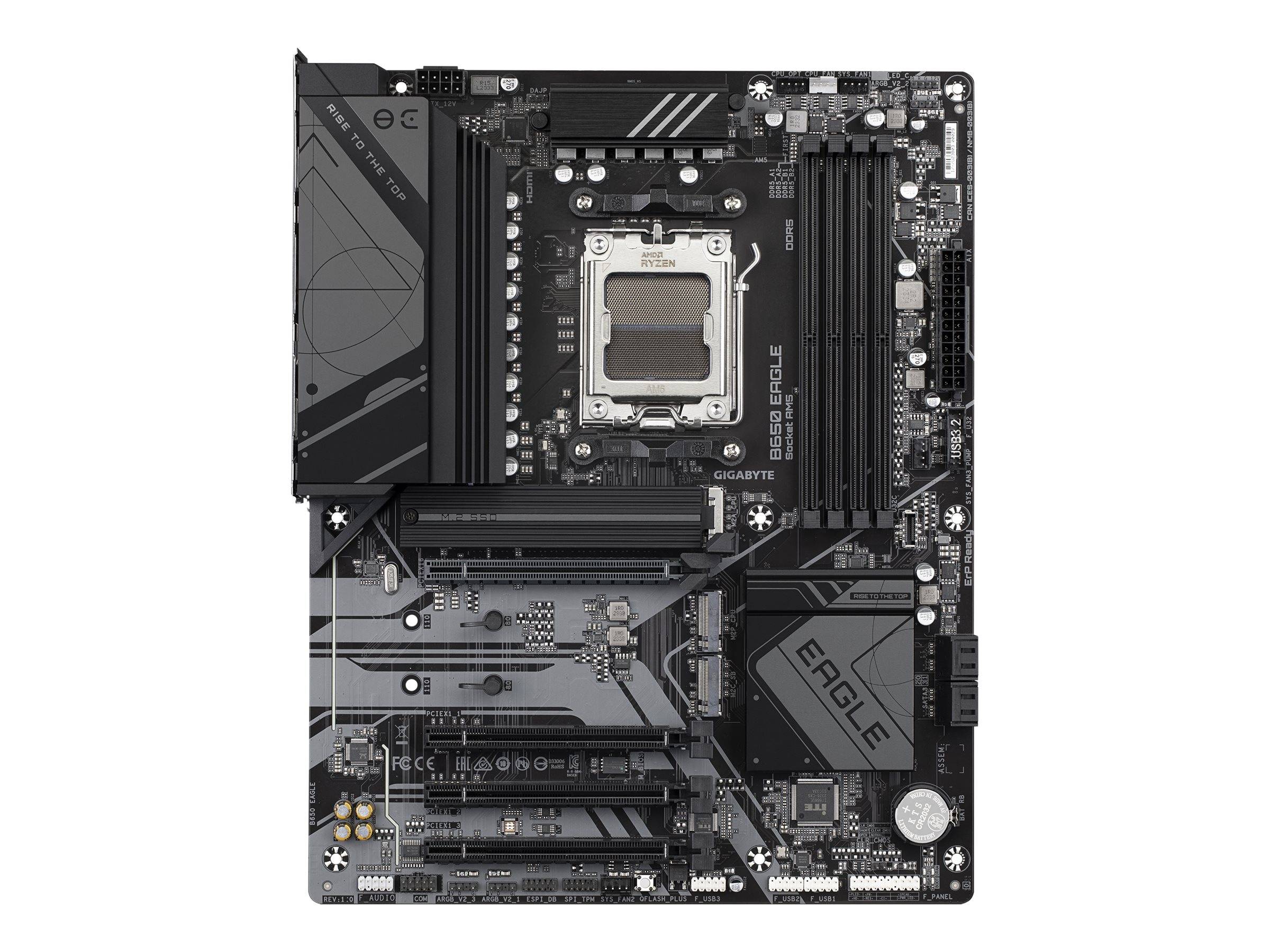 Gigabyte B650 EAGLE - Motherboard - ATX - Socket AM5 - AMD B650 Chipsatz - USB-C 3.2 Gen 1, USB 3.2 Gen 2, USB 3.2 Gen 1