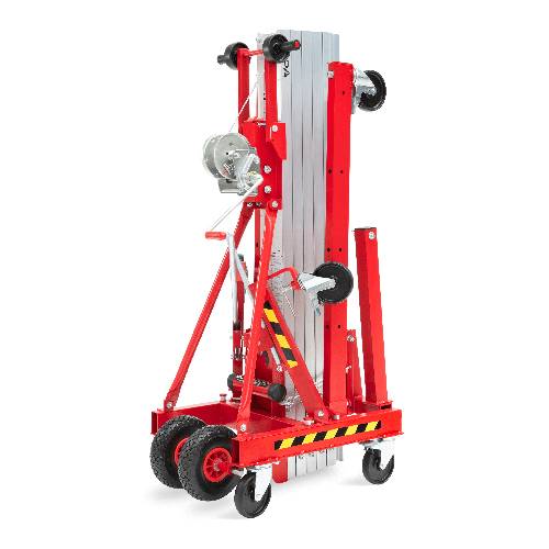 GUIL TORO-B-201/C - Kompakter Material-Lift mit Winde (Höhe max. 4,00 m | Belastbarkeit max. 250 kg | zusammenklappbar)