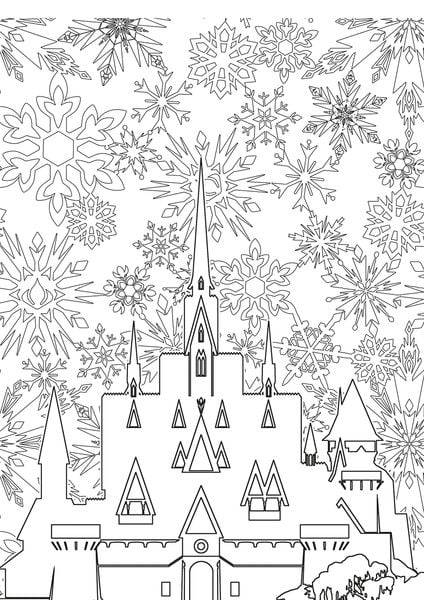 Disney Die Eiskönigin: Malblock: über 60 magische Motive zum Ausmalen