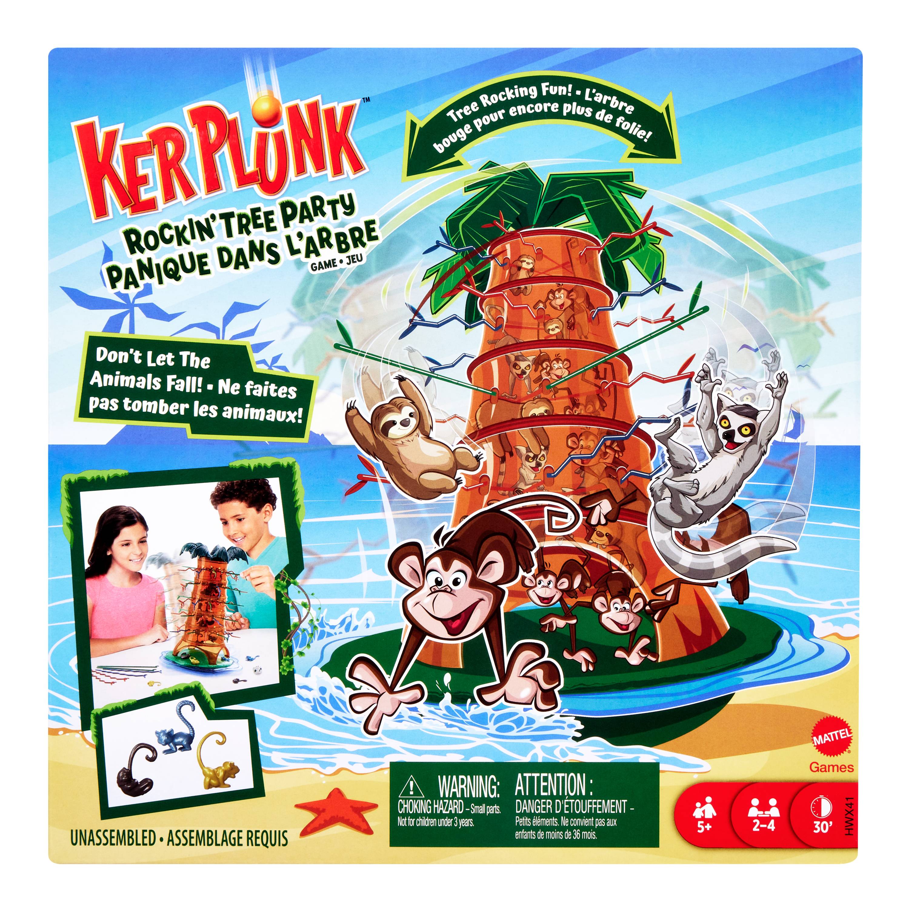 MATTEL - Games HTW65, Brettspiel, Feinmotorik (Geschicklichkeit), 5 Jahr(e), 30 min, Familienspiel
