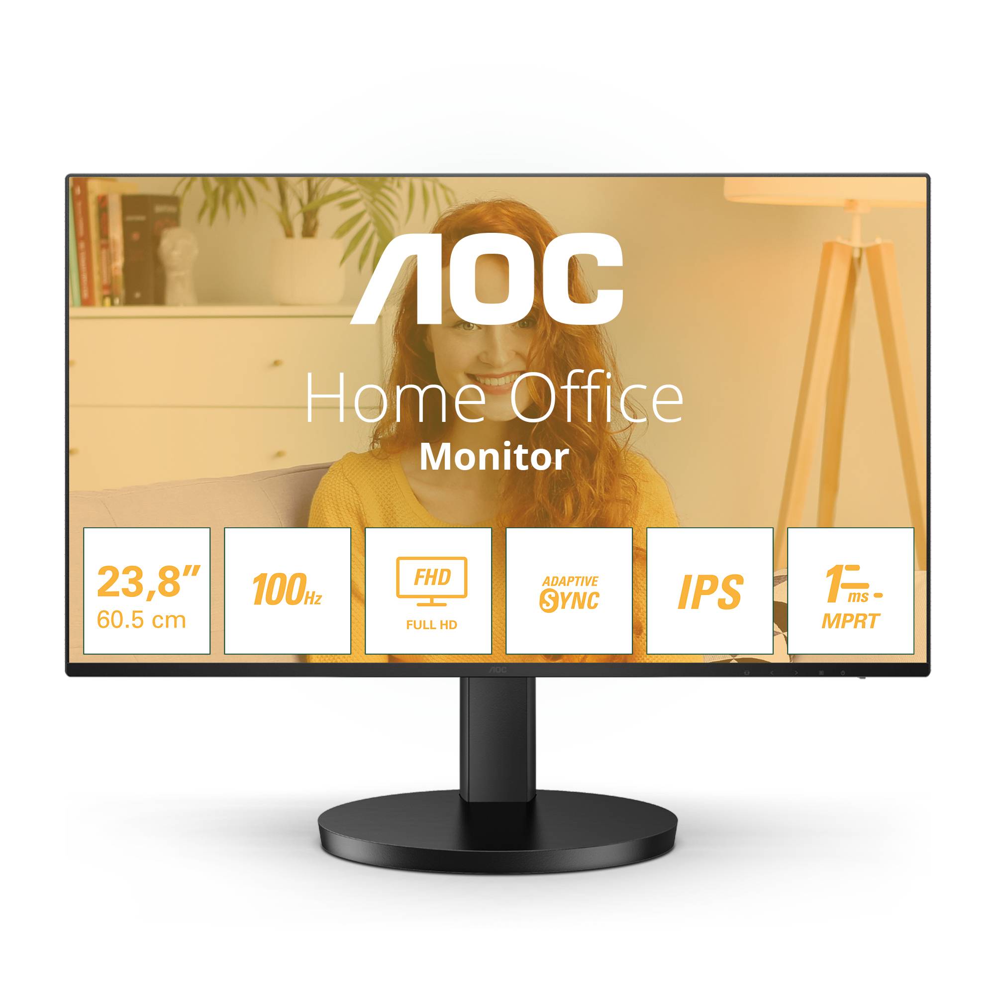 AOC Basic-line 24B3HA2 - LED-Monitor - 61 cm (24") - (23.8" sichtbar) - 1920 x 1