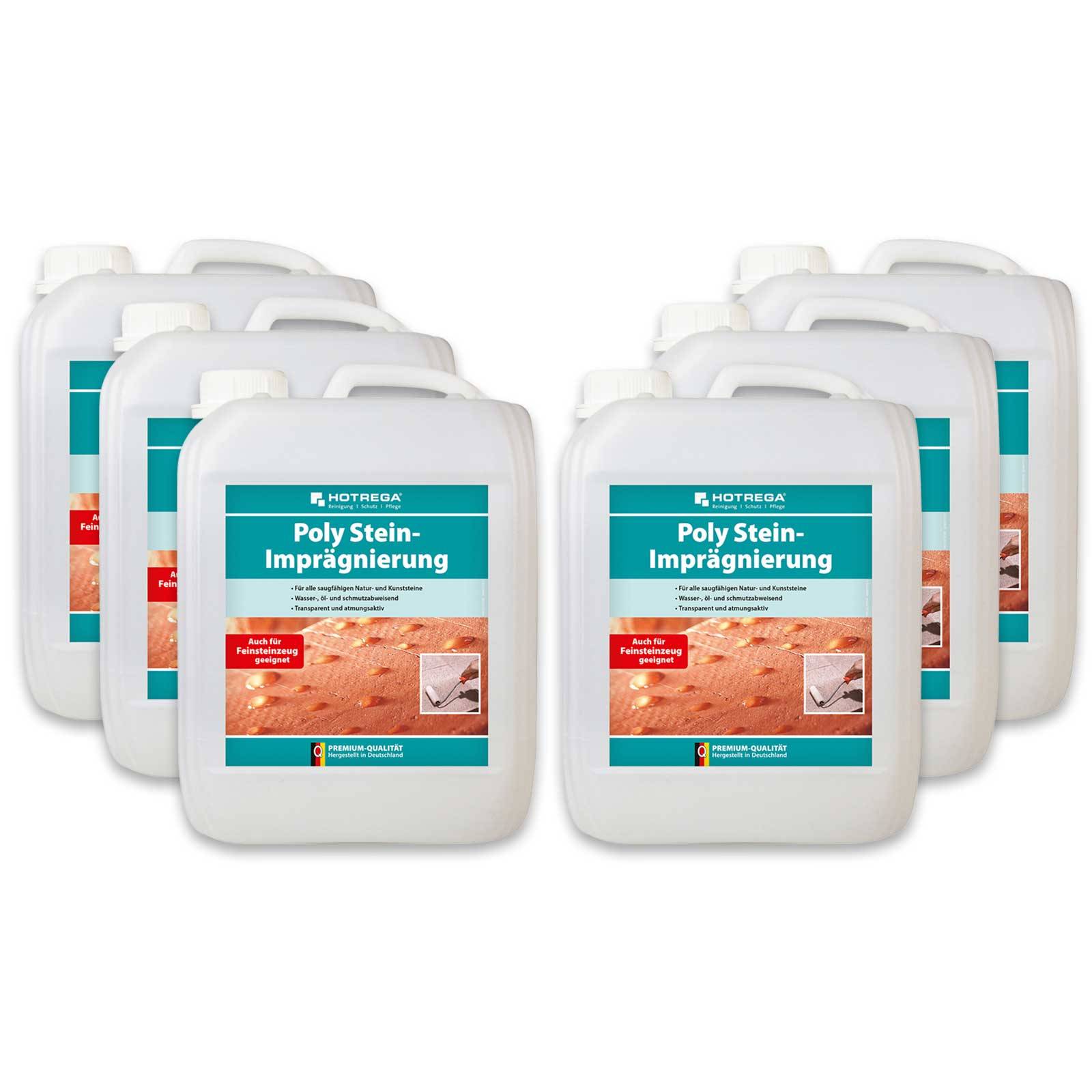 HOTREGA Poly Stein Imprägnierung 5L Sets - Menge:6