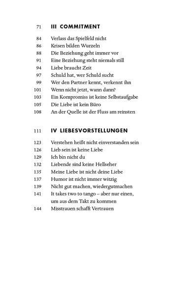 Schlüsselsätze der Liebe