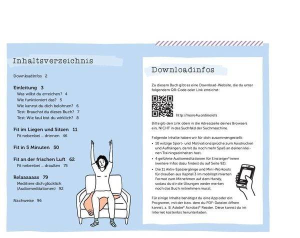 Fitness für Faule | 75 Übungen für ultimative Sportmuffel