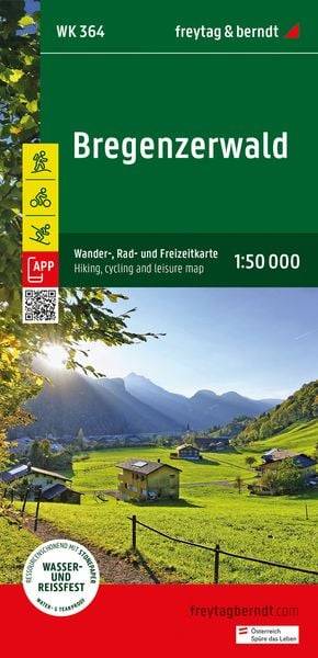 Bregenzerwald, Wander-, Rad- und Freizeitkarte 1:50.000