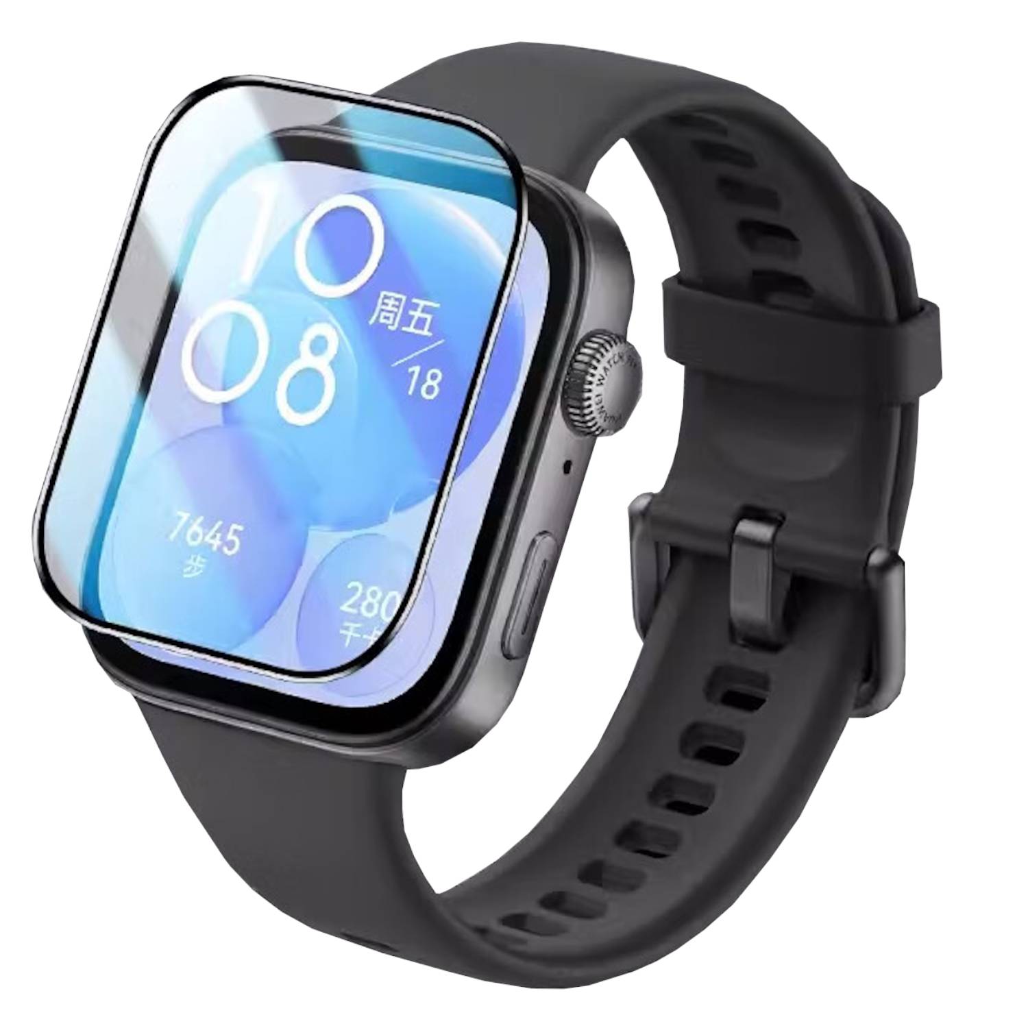 Für Huawei Watch Fit 3 2.5D 0,26mm H9 Hart Glas Transparent Folie