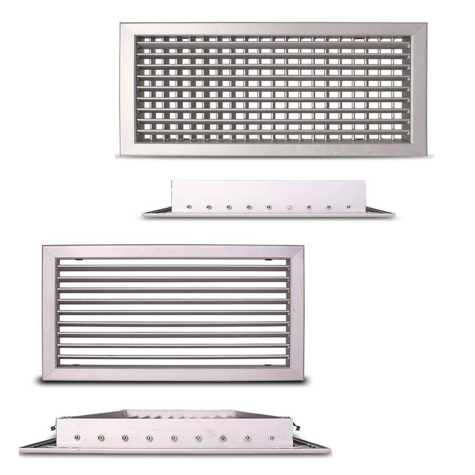 Lenklamellengitter CasaFan ALG-D und ALG-O Aluminium