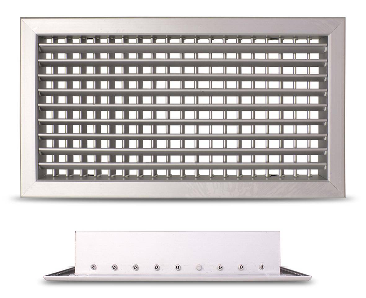 Lenklamellengitter CasaFan ALG-D und ALG-O Aluminium