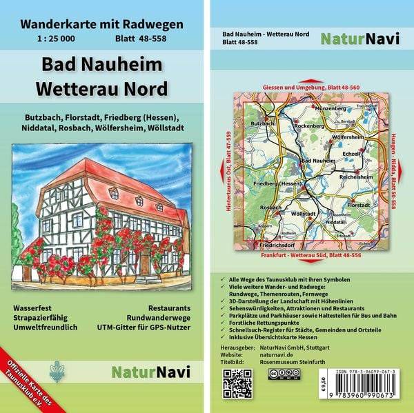 Bad Nauheim - Wetterau Nord 1 : 25 000